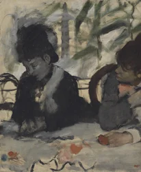 Im Café, ca. 1875-7